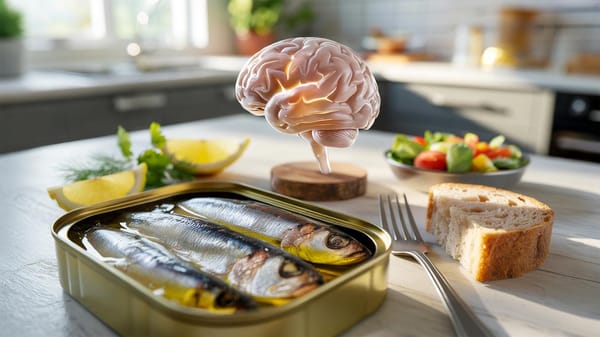 Wie Dosen-Sardinen still unseren Kopf fitter machen