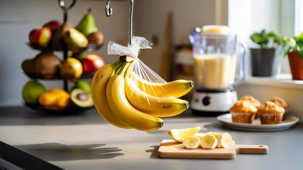 Genialer Küchenkniff: So bleiben Bananen tagelang gelb und frisch