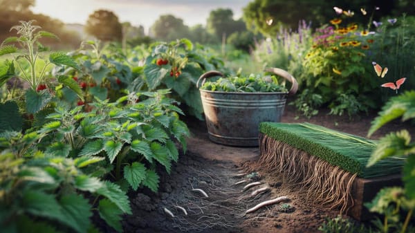 Hören Sie auf, Brennnesseln auszureißen: So retten sie Ihren Gartenboden