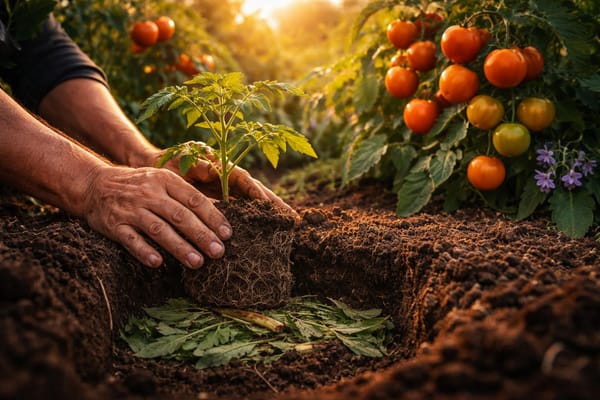 Genialer Garten-Hack: Mit einem Blatt zu doppelt so vielen Tomaten