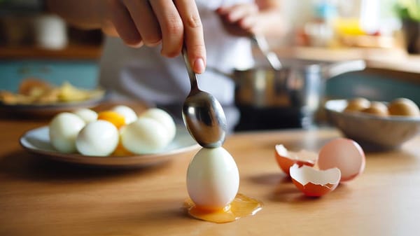 Genialer Teelöffel-Trick: So lösen sich Eierschalen fast von selbst