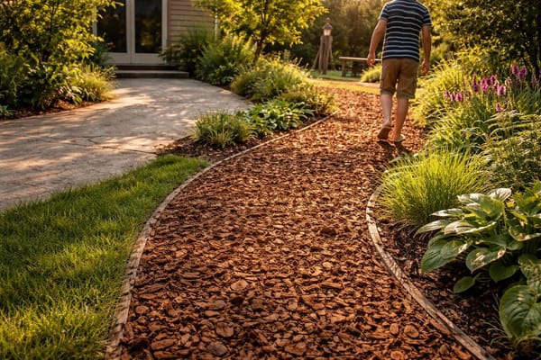 Schluss mit Beton: Dieser Holzweg macht Ihren Garten in Stunden gemütlich