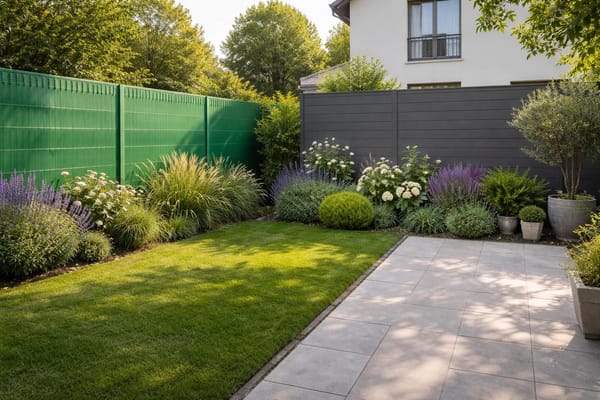 Gartensichtschutz: Warum Grün ein Fehler ist – und welche Farbe Profis wirklich empfehlen