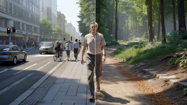 Spaziergang in der Stadt: Gesund genug oder schlägt der Wald alles?