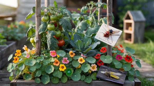 Diese bunte Blume macht Ihren Gemüsegarten fast zum Selbstläufer