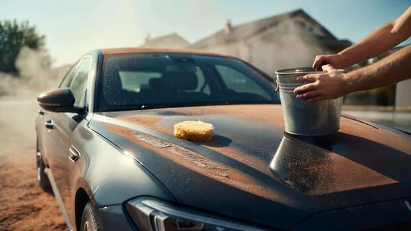Saharastaub auf dem Auto: warum heißes Wasser den Lack ruiniert